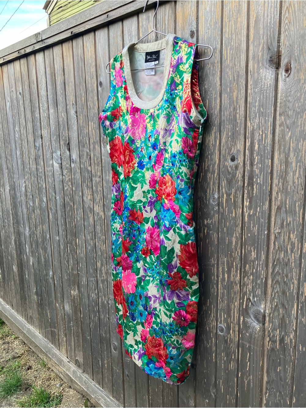 Rare Diane Fres silk dress - Picture 5 of 12